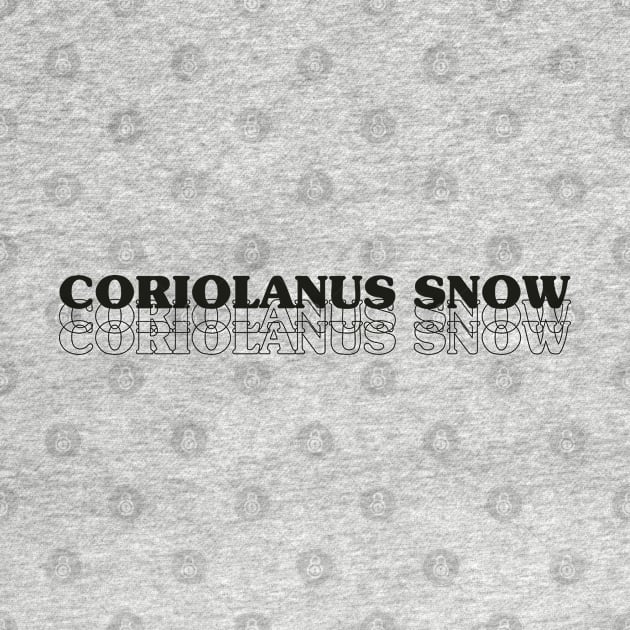 Coriolanus Snow hunger games by pump logos